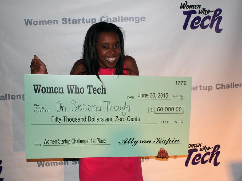 On Second Thought wins first Women Startup Challenge