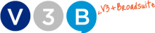 V3B: Marketing and Social Media Agency Logo